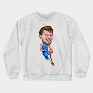 Luka Doncic Caricature Crewneck Sweatshirt